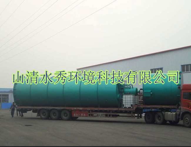 客戶定制的IC厭氧反應器發(fā)貨現場